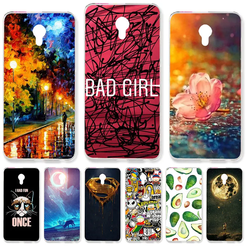 

TAOYUNXI Soft TPU Case For Meizu M5 Note Cases For Meilan Note 5 Meizu Note 5 5.5 inch Flexible DIY Painted Protective Covers