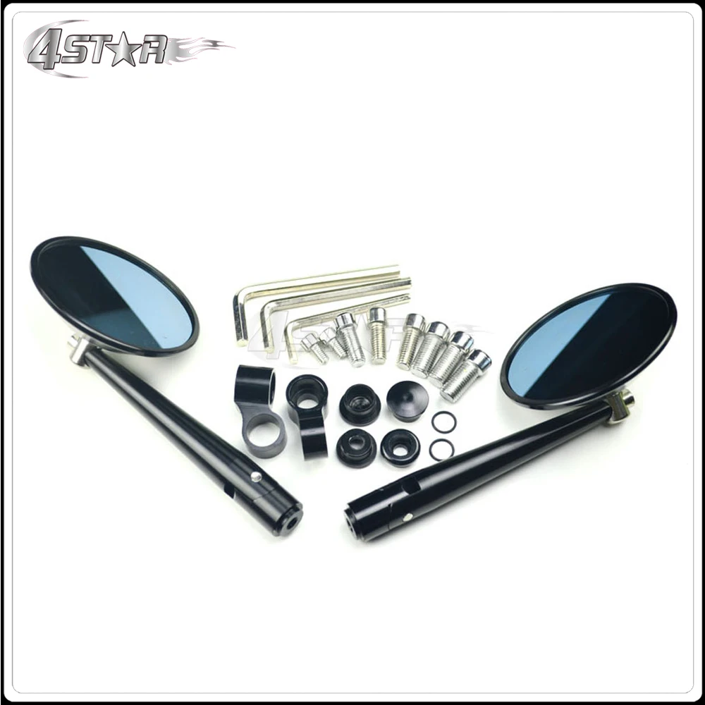

Universal CNC Aluminum Rear View Side Mirror Motorcycle Scooter Street Dirt Pit Bike Round Enduro Supermoto Racing ATV Quad