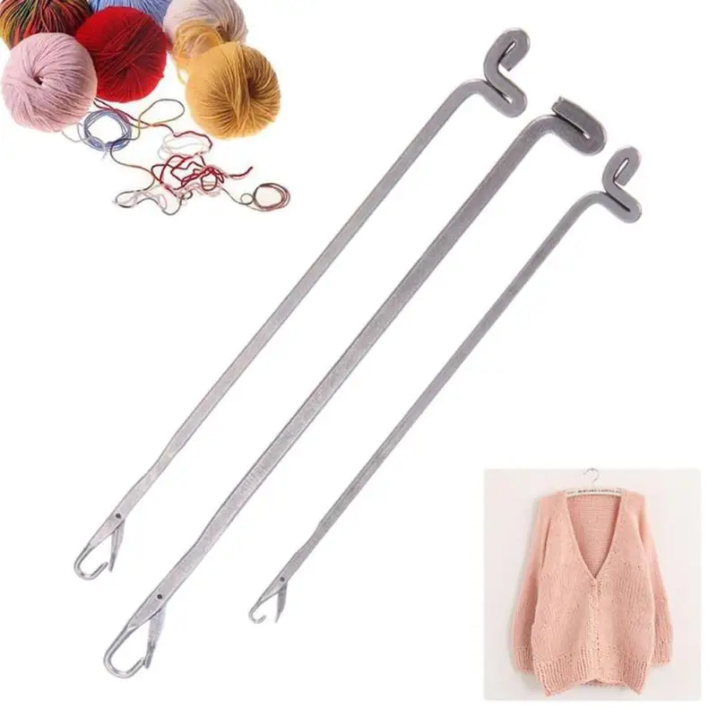 7Pcs/set Latch Sewing Needles Sealing Crochet Hooks DIY Weave Knitting Tools Beaded Pin Crochet Needle Craft