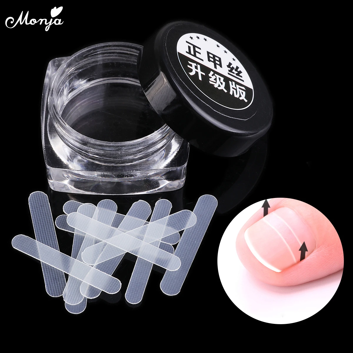 Monja 11pcs Nail Art Ingrown Correction Sticker Fixer Paronychia Recover Toenail Elastic Patch Corrector Foot Care Pedicure Tool Monja 11pcs Nail Art Ingrown Correction Sticker Fixer Paronychia Recover Toenail Elastic Patch Corrector Foot Care Pedicure Tool