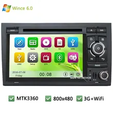 MTK MT3360 A2DP RDS Wince 6.0 Car DVD Multimedia Player Radio Stereo Screen PC GPS Support 3G WIFI For Audi A4 S4 RS4/SEAT EXEO
