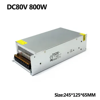 

80V 10A 800W Switching Power Supply Driver Transformers 220V AC DC80V SMPS for CNC Machine CCTV Stepper Motors 3D Printer