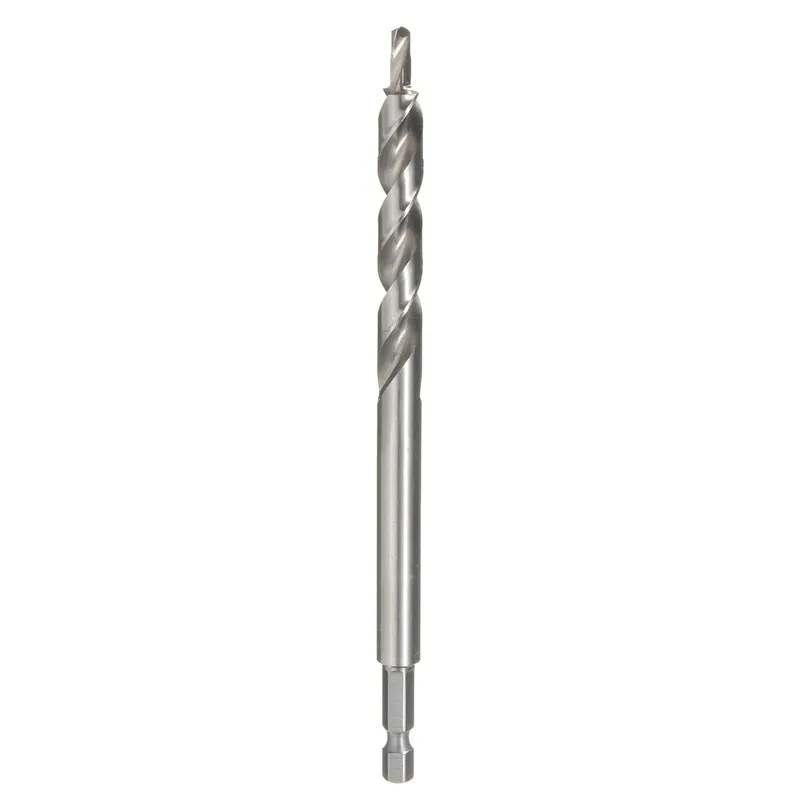

1PC 9.5mm Twist Step Drill Bit With Depth Stop Collar for Hole Jig Kit