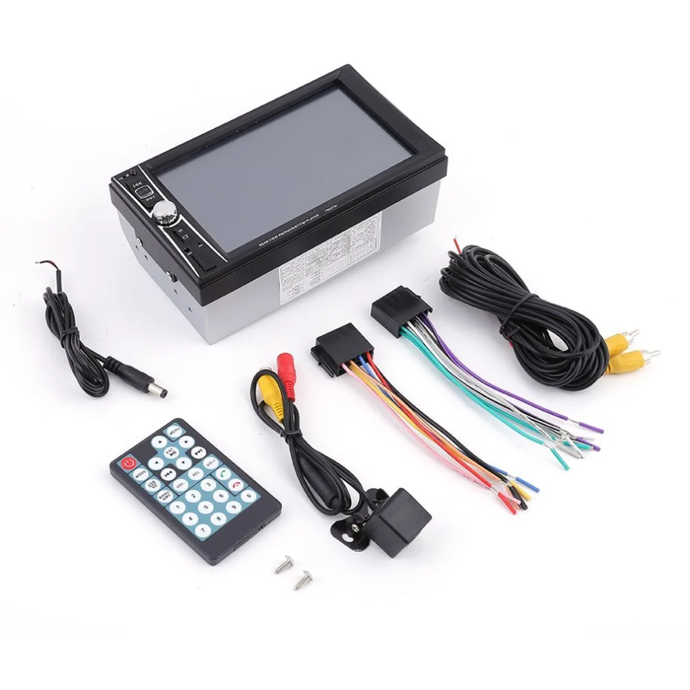 

7inch 7653TM Touch Screen Car Radio MP5 DVD Player Bluetooth 2 Din Car Audio Music Player 1080P Support Rear View Camera