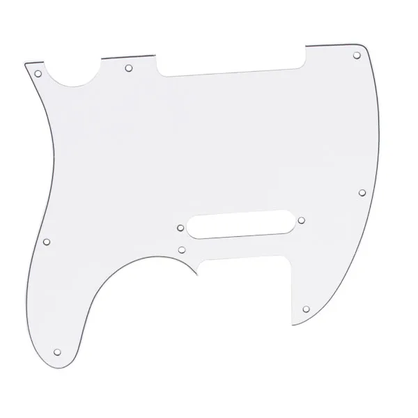 3 Ply 8 Fori Per Le Viti Bianco Pickguard Per Fender Telecaster Chitarra Parte Di Ricambio Anti-Graffio