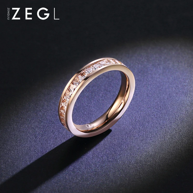 Женское кольцо ZEGL2020 на среднем пальце ювелирное изделие для пары|Кольца| |