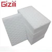 GIZILI 10 шт./партия спрессованная губка высокой плотности волшебная губка Ластик Меламиновый нано очиститель, многофункциональная Очистка 100x60x20 мм - изображение
