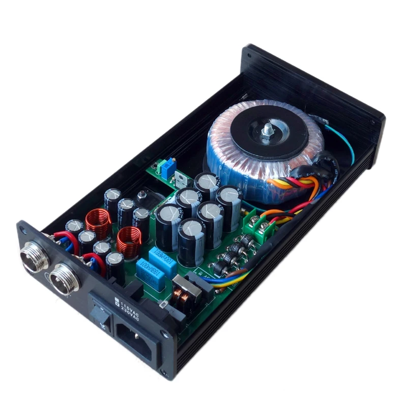 

50W 3-stage Filtering DC Linear Power Supply DC12V TALEMA Finished for Upgrade Audio Speaker Equipment NAS CAS PC HiFi T0066