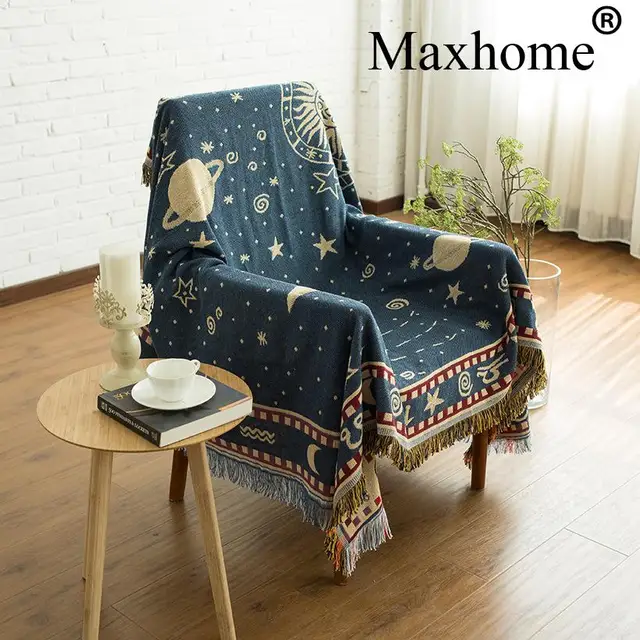 Retro Double Sided Carpet Soft Sofa Blankets Throws Rugs Retro Double Sided Carpet Soft Sofa Blankets Throws Rugs Cover Table Knitted Blanket