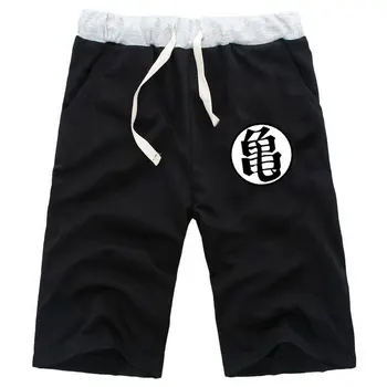 

Anime DragonBall Z Goku Straight Board Shorts Knee Length Cotton Casual Fitness Short Pants Sweatpants Pockets Cosplay Trousers