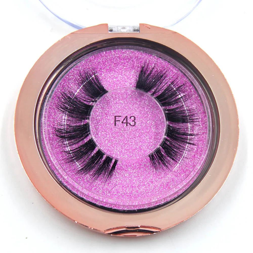 

wholesale 3D mink eyelashes 1pair Full Strip Lashes Mink False Eyelash Makeup customize your own logo free for more than 50pcs