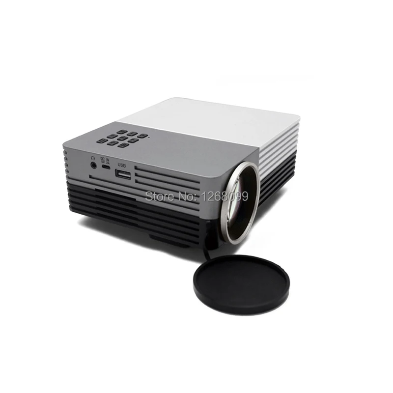 

Mini Portable Smart Projector LED Projector Home Used Digital Projector USB VGA AV SD HDMI 80 Lumens LCD Projector
