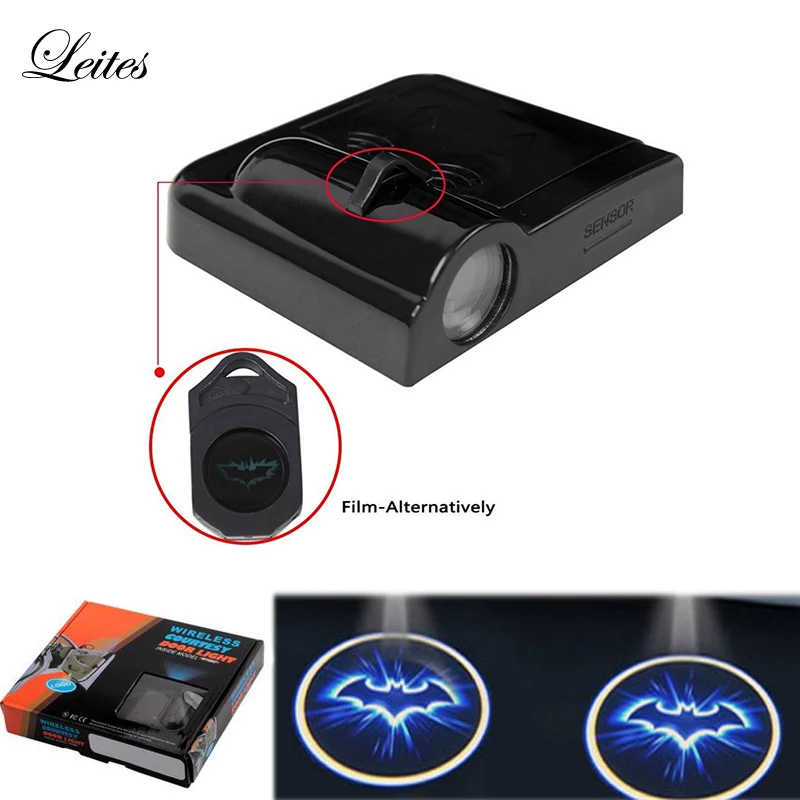 2 Pcs Wireless Car Door Led Laser Projector Logo Light Ghost