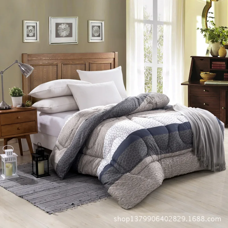 Spring Autumn Comforter Duvet Winter Quilt Blanket Filler with 100 Cotton Cover Twin Full Queen King