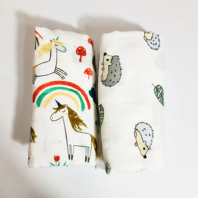 2 шт./лот Пеленальное Одеяло s муслиновое одеяло diaperbamboo хлопковая подушка для купания младенцев Полотенце-пеленка одеяло s многофункциональная детская обертка