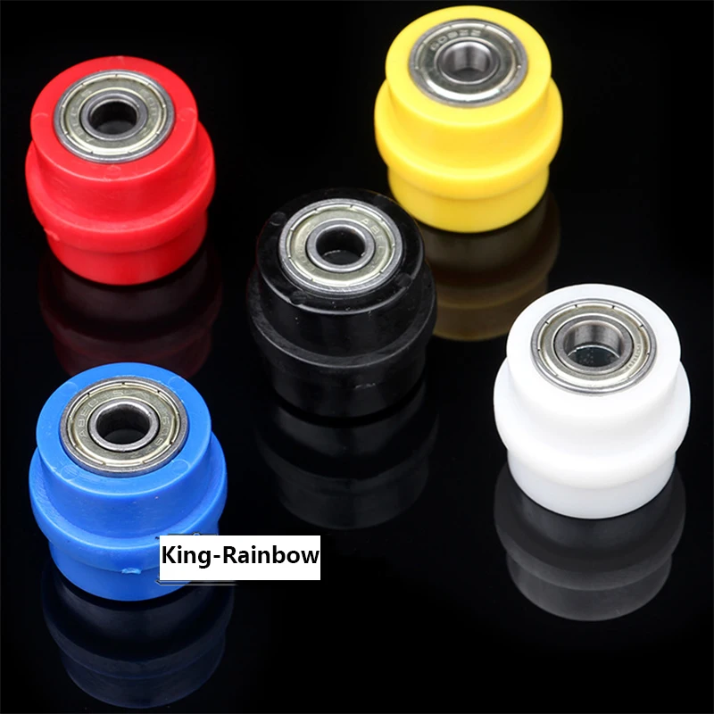 

8mm 10mm Drive Chain Roller Tensioner Bike Pulley Wheel Slider Guide For Street Enduro Motorcycle Motocross ATV CRF CR XR YZ WR