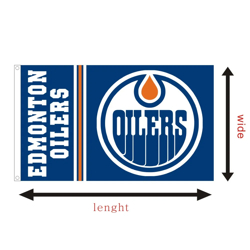 Edmonton Oilers Flags And Banners Custom Nhl America Hockey Team