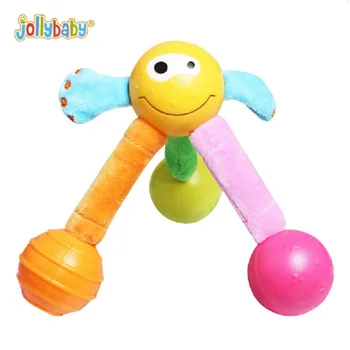 

Sozzy Baby Rattles Bell Toy Hand Grasp Ball Flexible Tripod Tripus Toy Kids Early Educational Listen Training Toys