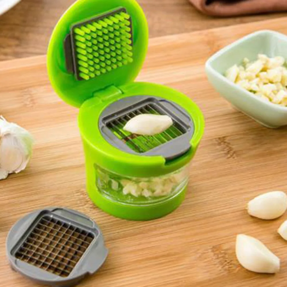

New hots Practical Household Kitchen Garlic Cutter Chopper Manual Garlic Chopper Press Meat Grinder Slicer Dicer Grater Hot