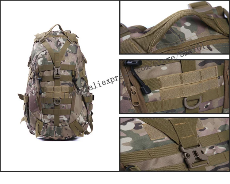 35L-40L водонепроницаемый Molle рюкзак военный 3P тактика рюкзак штурмовая нейлоновая дорожная сумка для мужчин и женщин M108