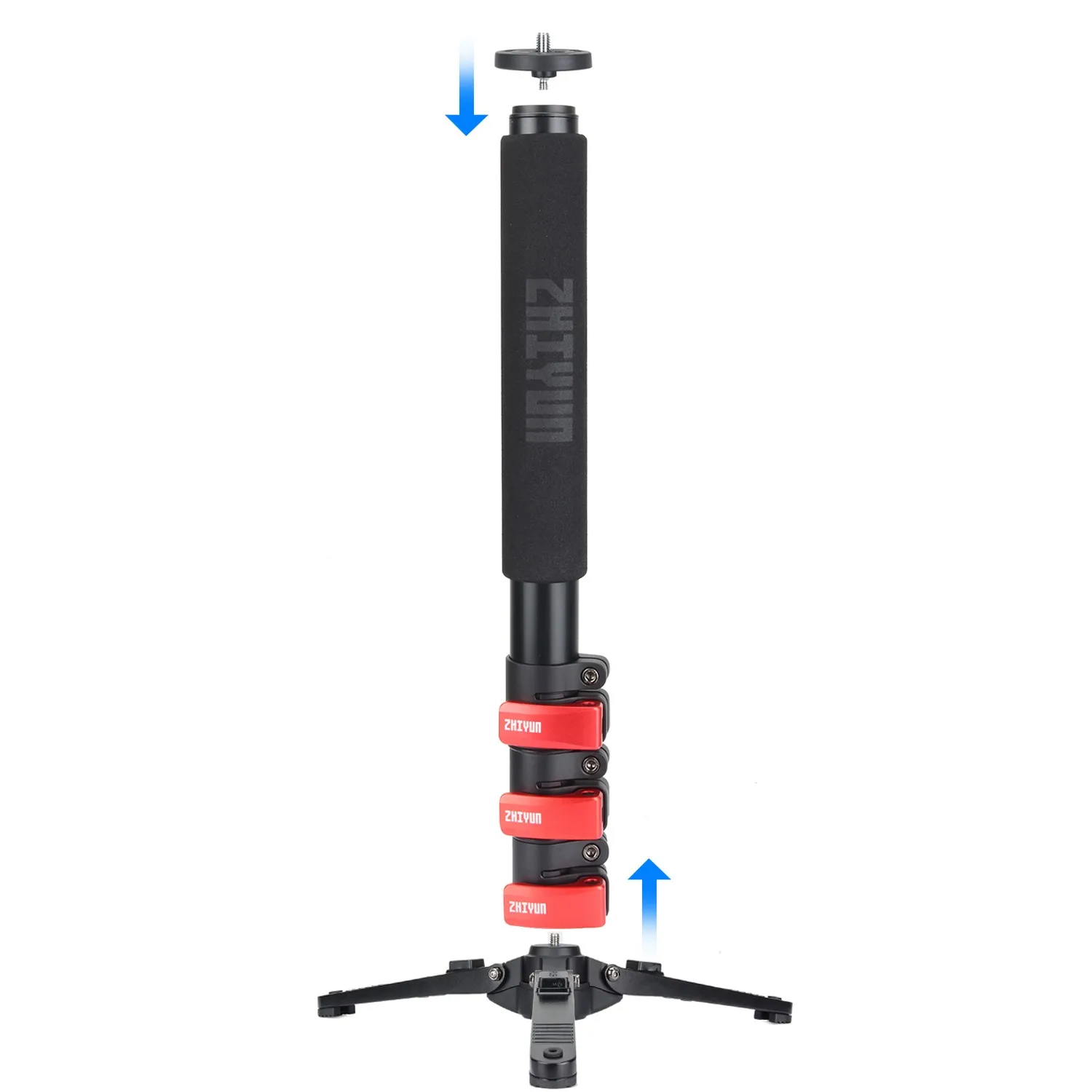 Zhiyun ручной мини монопод для Crane 3 Lab с универсальным винтовым портом 1/4 дюйма