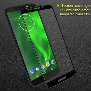

For Motorola MOTO E5 tempered glass 5.7inch Imak Full screen film full cover Fullscreen For MOTO G6 PLAY Glass Screen protector
