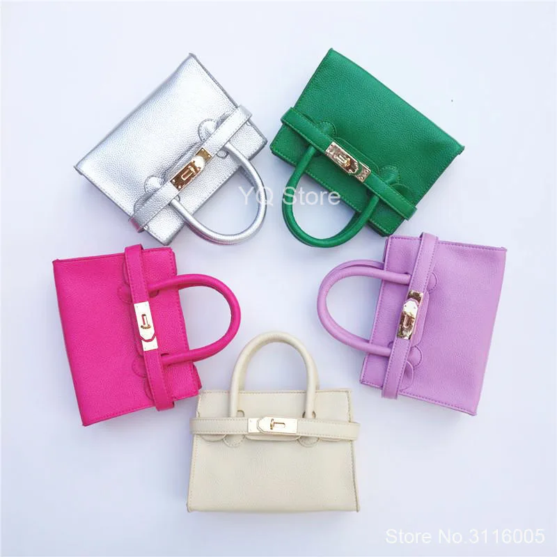 

5 PCS Baby Girls Fashion Handbags Kids Mini Totes Children's Crossbody Metal Buckle Purse Preschool Girls Coin wallet
