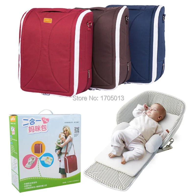 New Design Multi Function Mummy Bags Travel Baby Cot Foldable