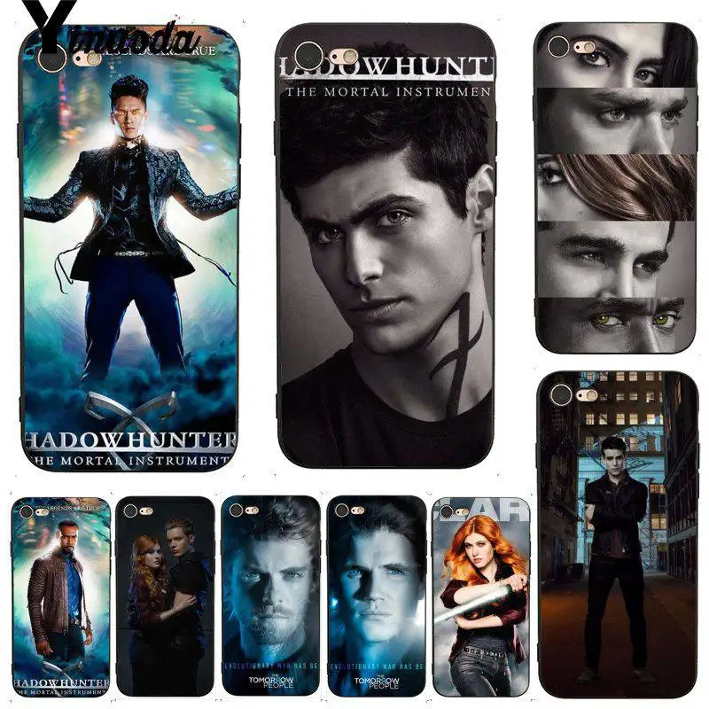 

Yinuoda For iphone 7 6 X Case American Tv Series Shadowhunters Printing TPU Phone Case for iPhone 7 X 6 6S 8 Plus 5 XS XR