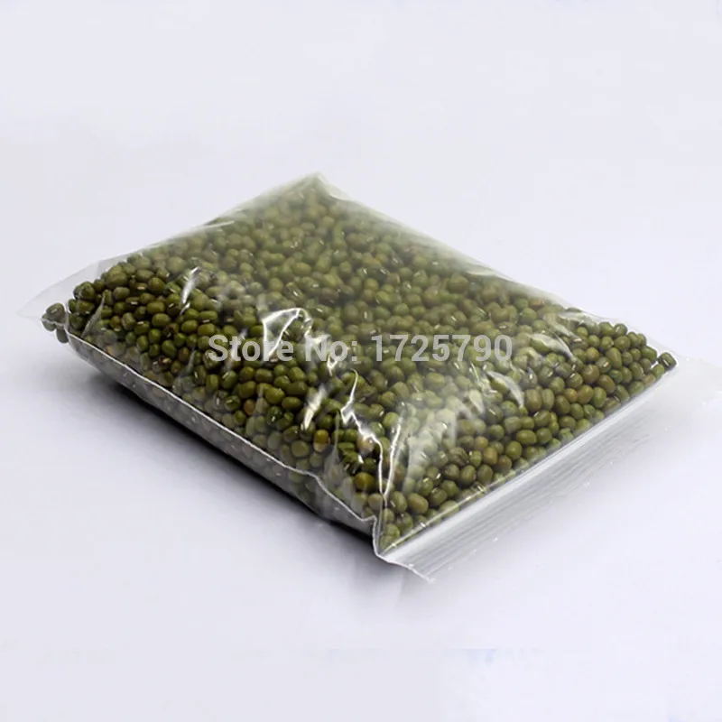 High Quality 100pcs clear resealable small ziplock bag 12C thick plastic zip lock bags 6*9cm 7*10cm 8x12cm 9x13cm 10x15cm 3