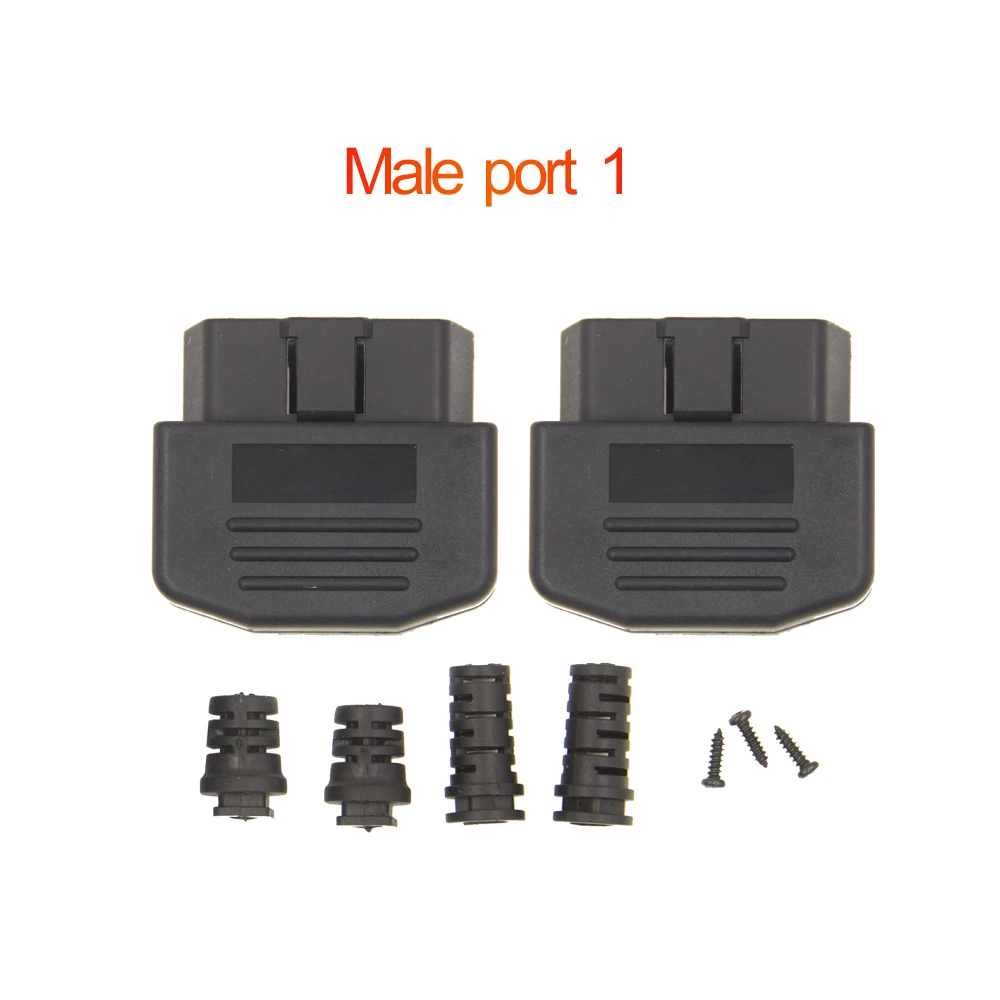 16pin женский разъем obd2 адаптер автомобильный диагностический для elm327