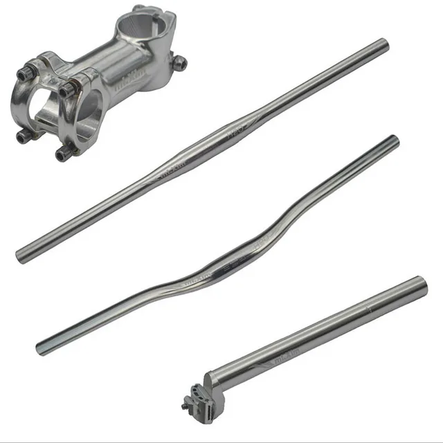 2016 a set of 3 pieces aluminum alloy road bike bicycle handlebar +stem