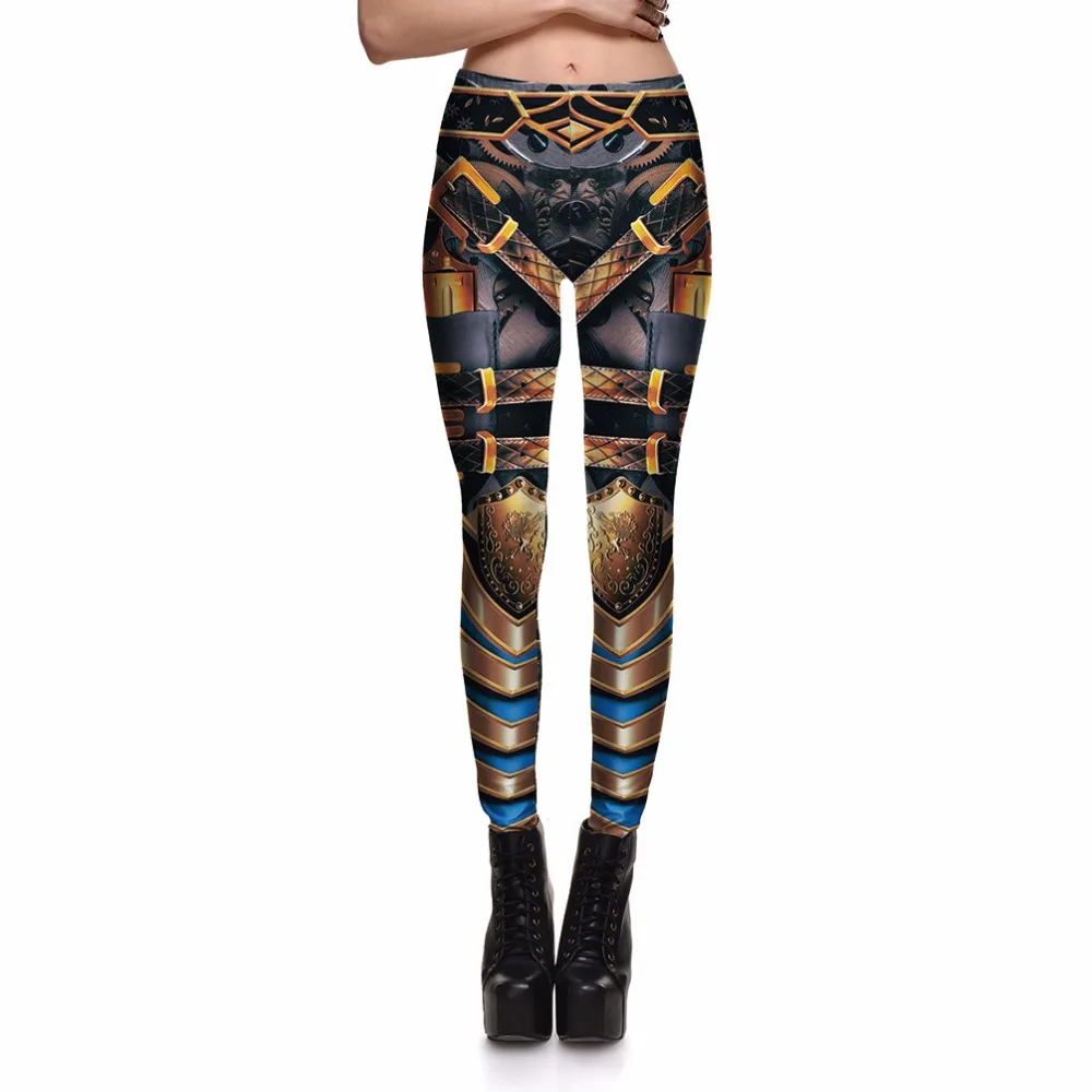 Leggings Women's Snakeskin Leather Belt Rope Shield Leggings Digital