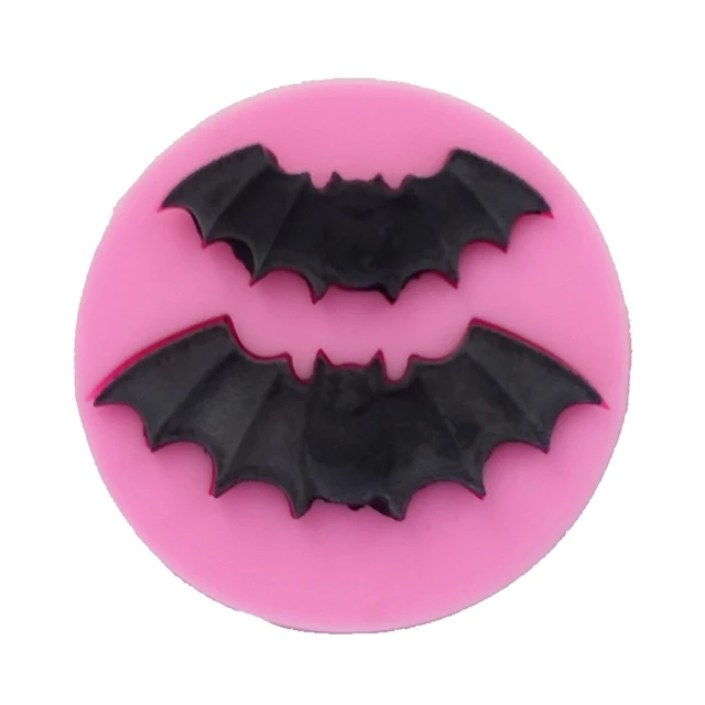Mini Bat Cooking Tool Silicone Mold Baking Fondant Sugar Mini Bat Cooking Tool Silicone Mold Baking Fondant Sugar Craft Decoration Molds Diy Cake Fimo Tools F0698
