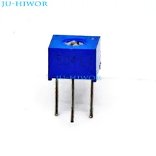 50 шт./лот) 3362 504 500 K Ом Потенциометр 3362 P обрезки регулируемый резистор потенциометра