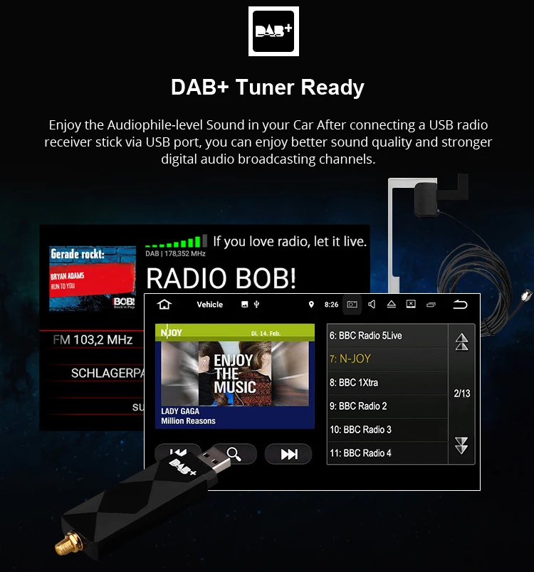 Best 2 Din Android 9.0/9 Car DVD Universal  WIFI GPS BT OBD DAB+ WIFI Navigation Radio USB Multimedia 13