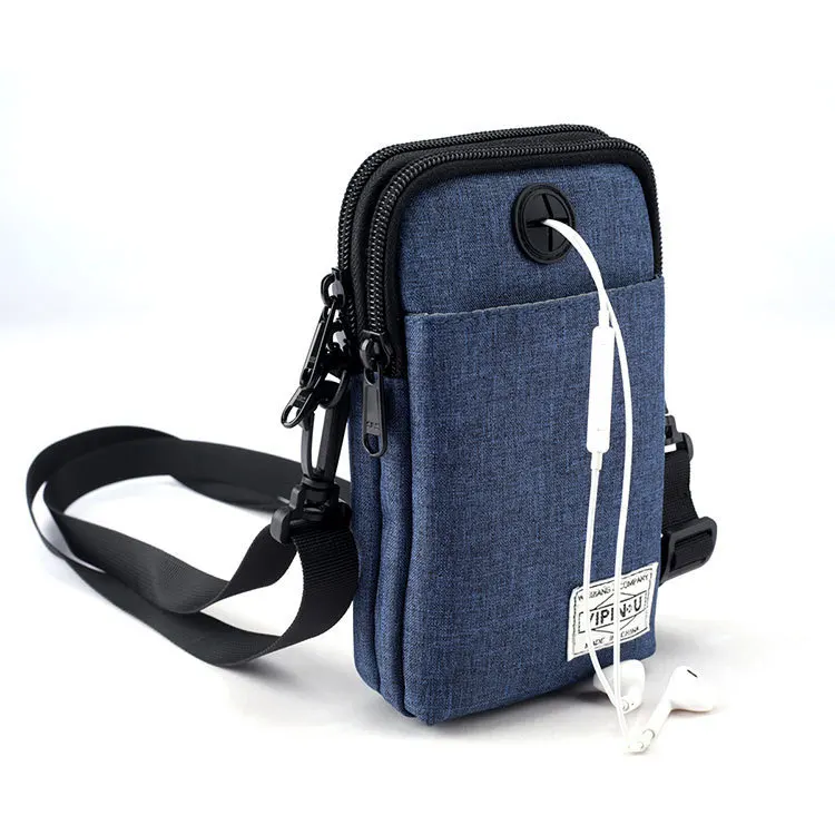 Small Nylon Casual Mobile Phone Shoulder Bag Men Women Crossbody Messenger Bag Multifunction ...