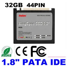 free shipping good performance Kingspec 1.8″ IDE 44pin PATA SSD 32GB Solid State hard disk for desktop laptop notebook Tablet