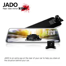 JADO D230 Pro Streaming Dello Specchio di RearView Dvr del Precipitare Della Macchina Fotografica 10 M Fotocamera Posteriore 10 IPS Touch Screen Full HD 1080 P Auto Dvr Dash Cam
