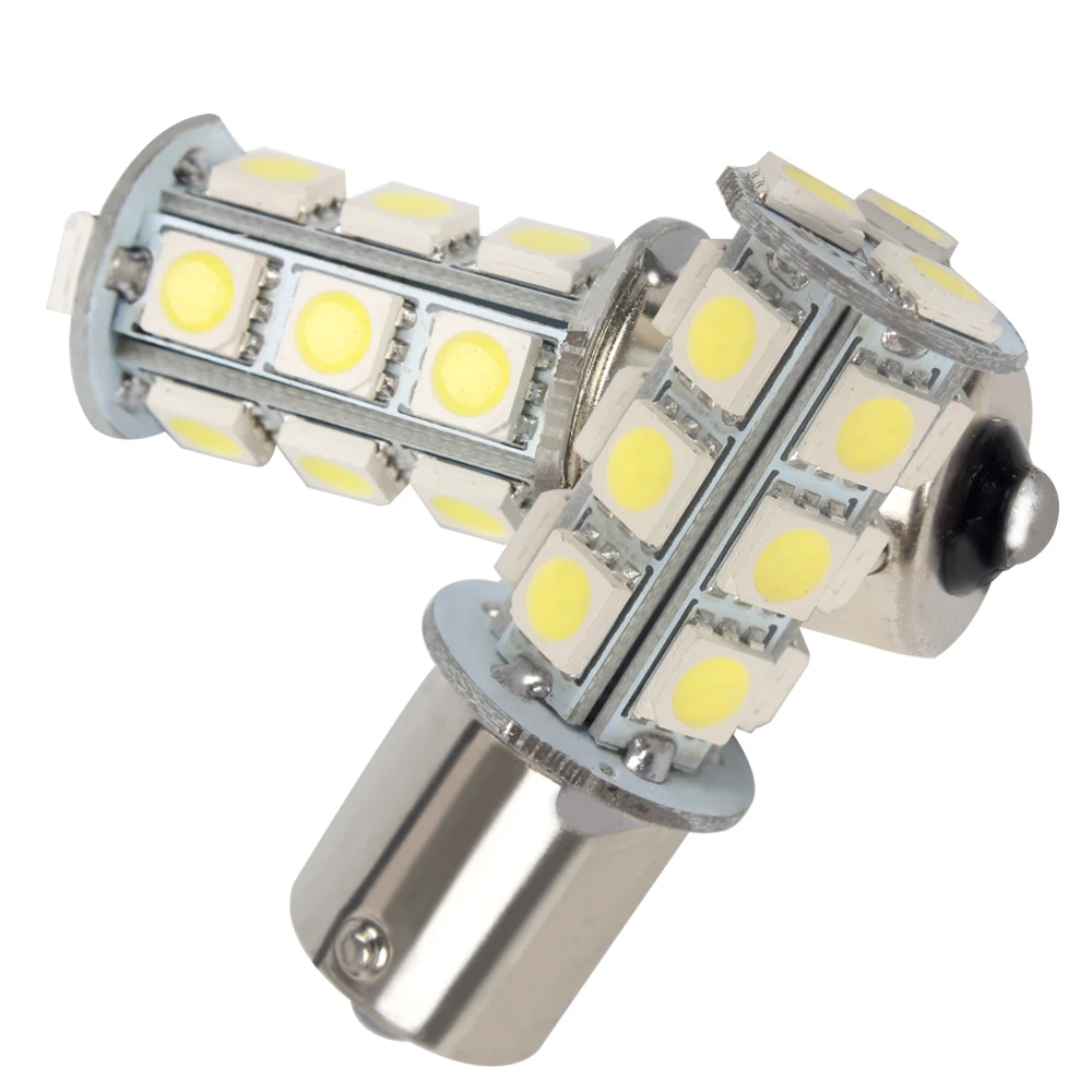 

2pcs BA15S LED Fog Lamp Brake Light 18 SMD 1156 5050 Car-styling Reverse Park Light Turn Signal Light LED Bulb