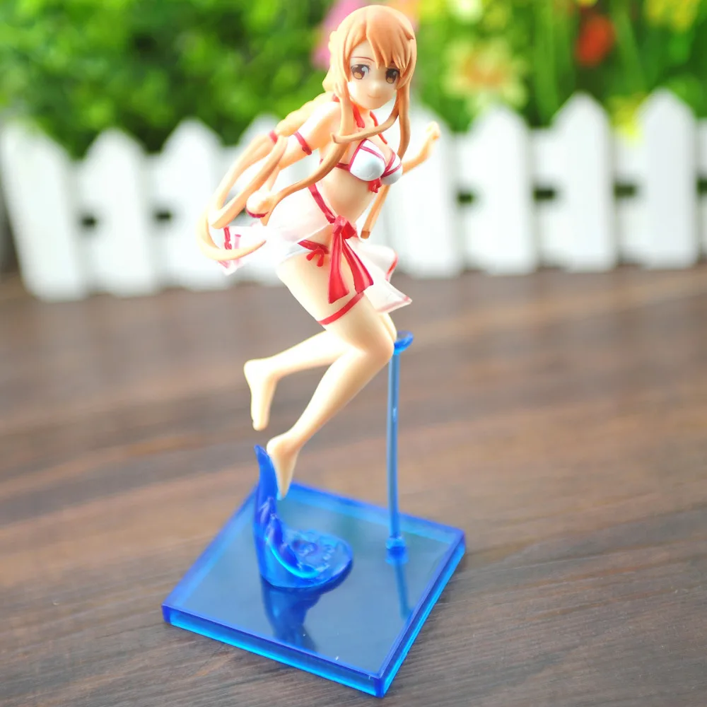 Sword Art Online Asuna Action Figure PVC Anime Seksi Bikini