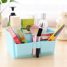 Ausuky большой емкости настольные коробки водонепроницаемый и моющийся макияж коробка рабочего стола clutter содержание коробка 40