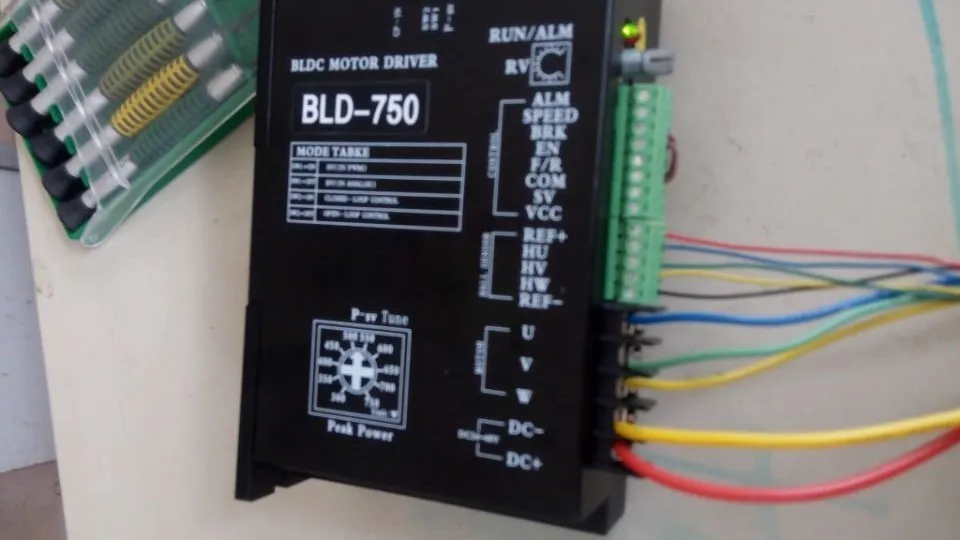 ESC-Brushless motor driver-BLD 750-Wiring-1
