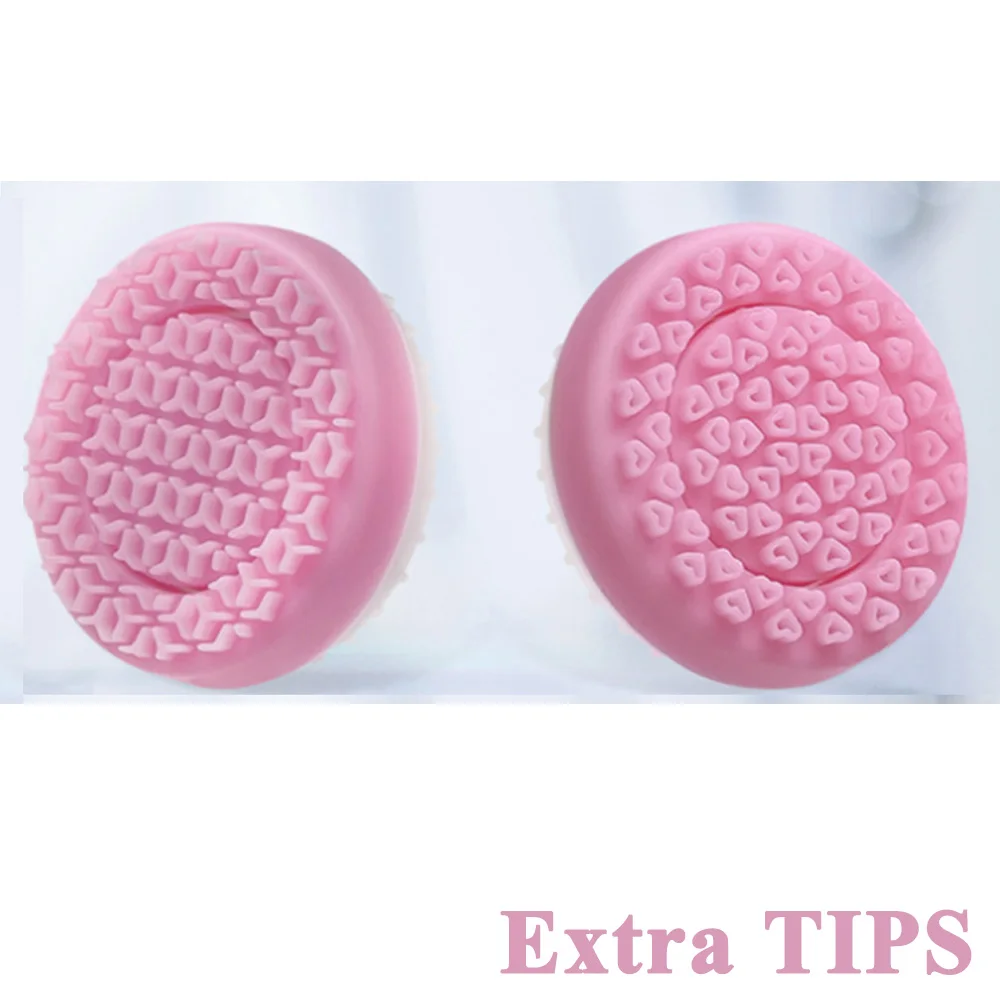 Dropshipping Link For Vip Electric Facial Cleansing Brush Sonic Pore Cleaner Nu Galvanic Spa Skin Care Massager Face lift - Цвет: TWO PINK HEAD