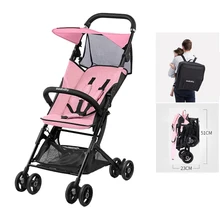 Seebaby/светильник для коляски; переносная коляска для путешествий; летняя Складная коляска для малышей; розовый рюкзак; детская коляска для бега