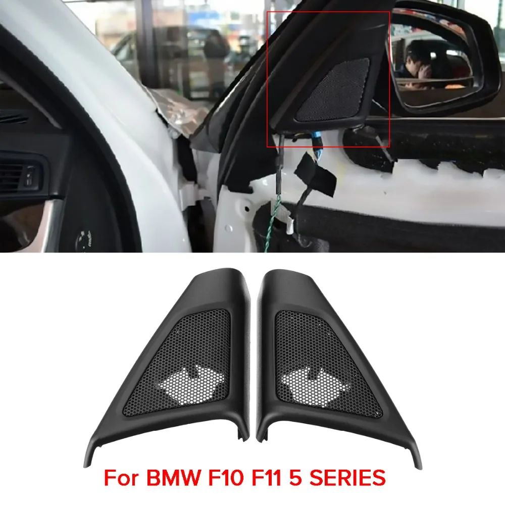 1 Pair Car Front Door Hifi-System Tweeter Horns Cover Case For BMW F10 F11 5 Series 2009 2010 2011 2012 2013 2014 2015 2016 1 Pair Car Front Door Hifi-System Tweeter Horns Cover Case For BMW F10 F11 5 Series 2009 2010 2011 2012 2013 2014 2015 2016