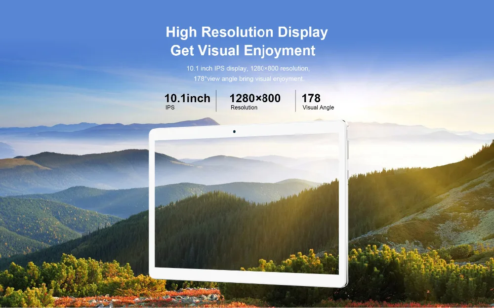 10,1 дюймов Teclast A10H четырехъядерный планшетный ПК MTK 8163 2 Гб ОЗУ 16 Гб ПЗУ 1280*800 ips Android 7,0 gps Bluetooth Dual-WiFi