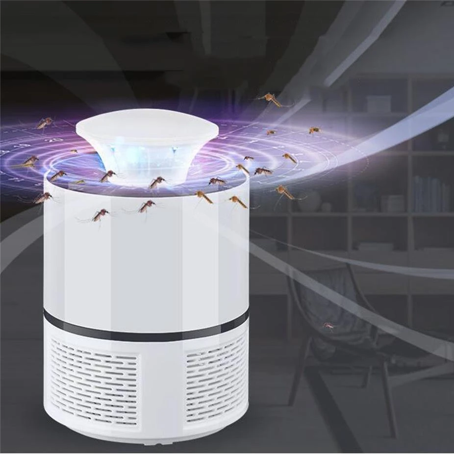Антимоскитная светодиодная USB электрическая лампа убийца комаров УФ ночник
