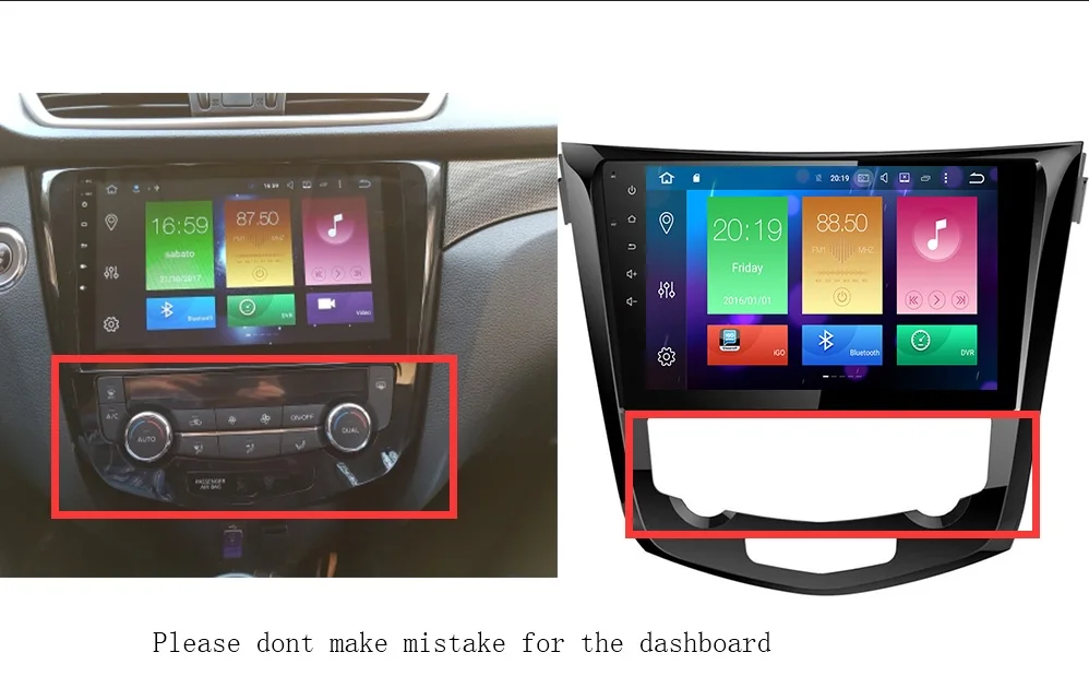 Sale Aoluoya IPS RAM 2GB Quad Core Android 7.1 CAR DVD PLAYER For Nissan Qashqai X-Trail  X Trail 2014 2015 2016 Radio GPS Navigation 0