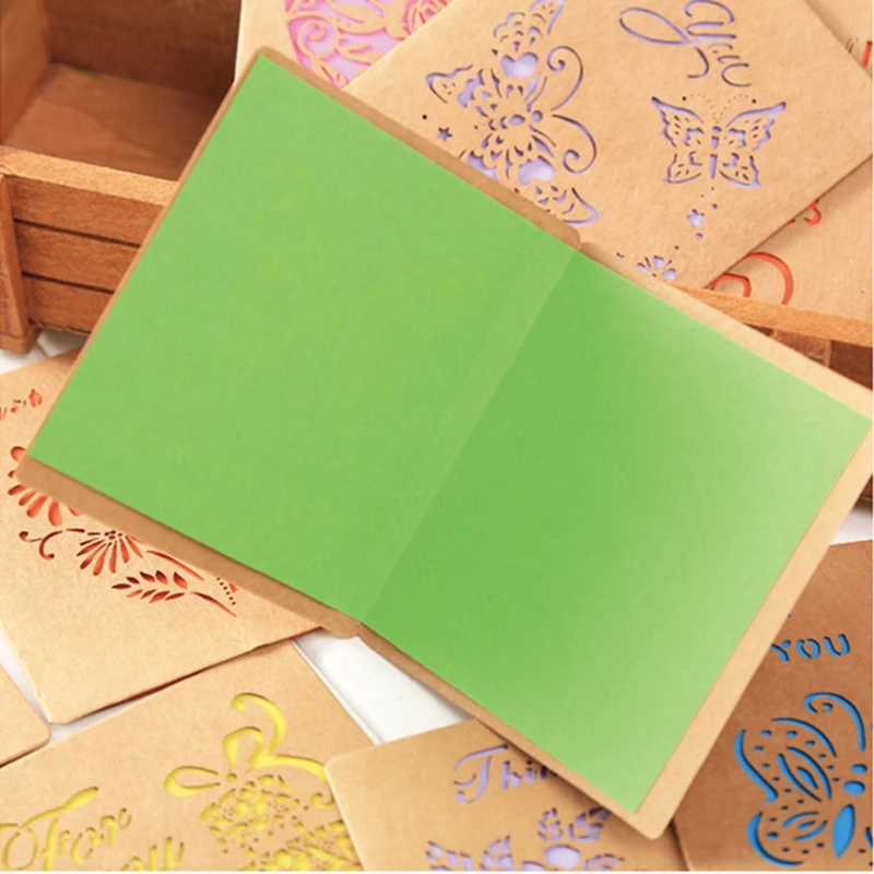  12pcs/set THANK YOU and Flowers Style Paper Card Rewards Gift Decorations Bouquet leave a Message C - 32907007173